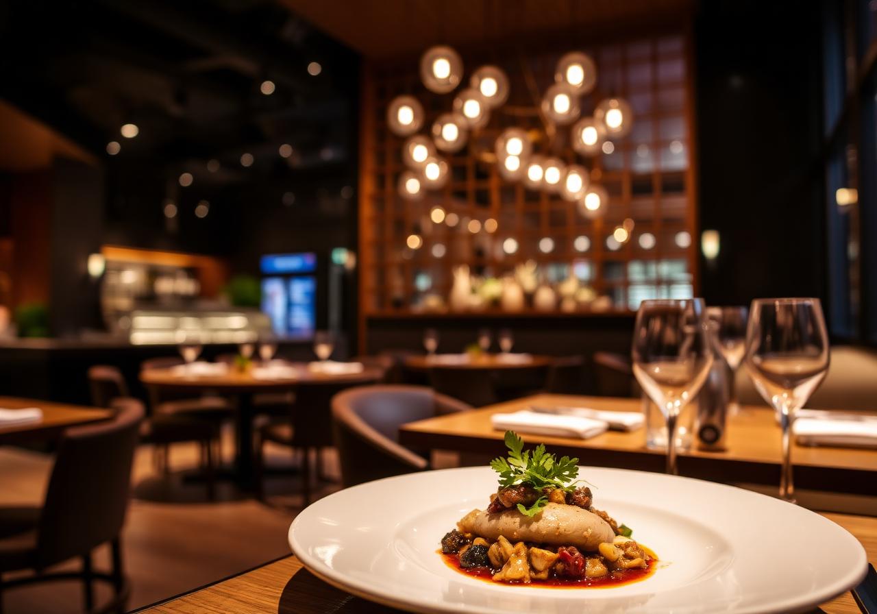 Upscale Austin restaurant interior