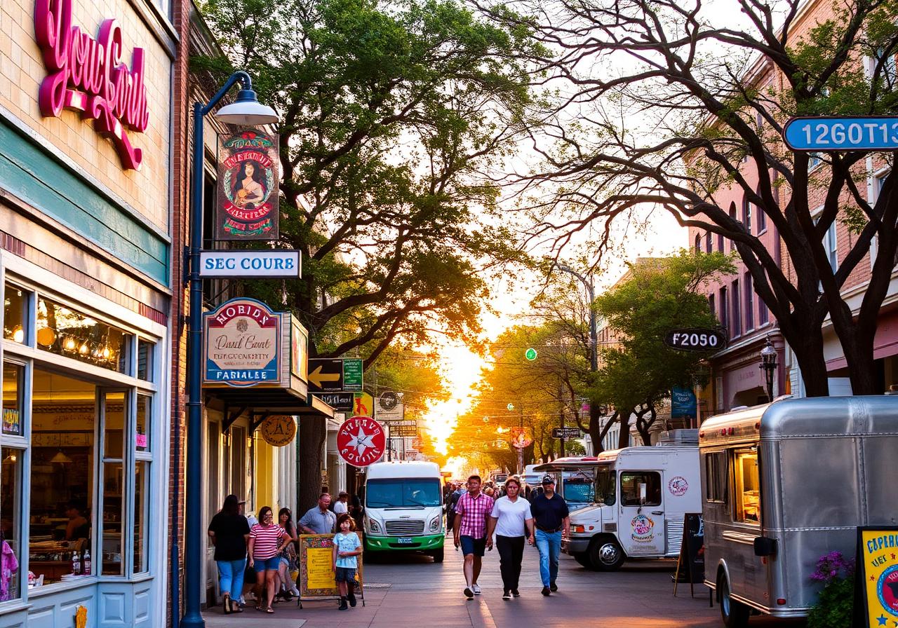 South Congress Avenue street scene